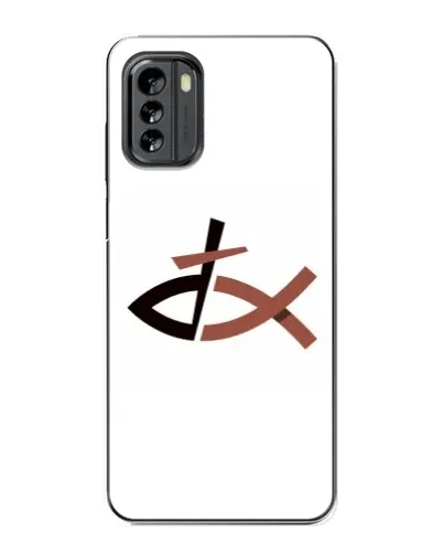 Чехол для Nokia G60 с картинкой «Рыба и крест» Чехол для Nokia G60 с картинкой «Рыба и крест»