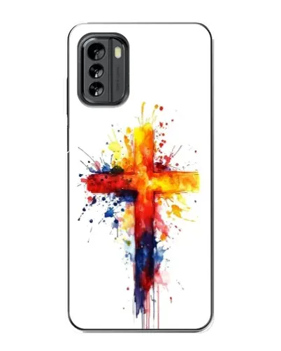 Чехол для Nokia G60 с картинкой «Акварельный крест» Чехол для Nokia G60 с картинкой «Акварельный крест»