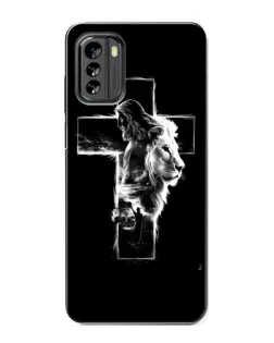 Чохол для Nokia G60 з картинкою «Сяючий хрест Jesus»