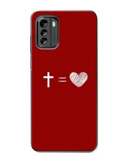 Чохол для Nokia G60 з картинкою «Рівняння любові»