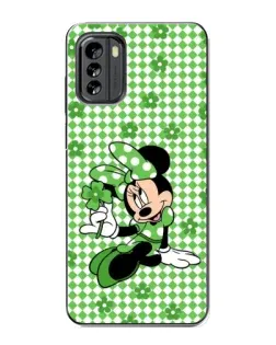 Чехол для Nokia G60 с картинкой «Mickey в клетку»