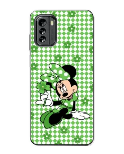 Чехол для Nokia G60 с картинкой «Mickey в клетку»