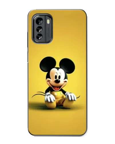 Чехол для Nokia G60 с картинкой «Микки на желтом»