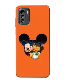 Чехол для Nokia G60 с картинкой «Сердце Микки Минни»