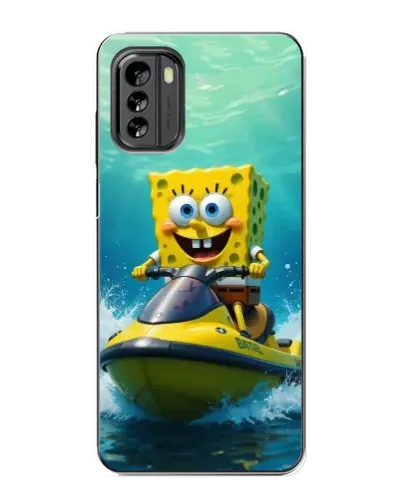 Чехол для Nokia G60 с картинкой «Спанч Боб на гидроцикле» Чехол для Nokia G60 с картинкой «Спанч Боб на гидроцикле»