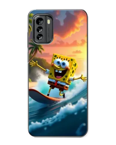 Чехол для Nokia G60 с картинкой «Губка Боб серфингист» Чехол для Nokia G60 с картинкой «Губка Боб серфингист»