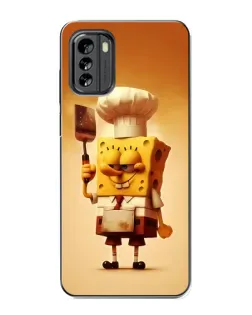 Чехол для Nokia G60 с картинкой «Губка Боб повар»