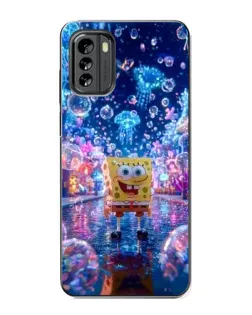 Чехол для Nokia G60 с картинкой «Неоновый океан»