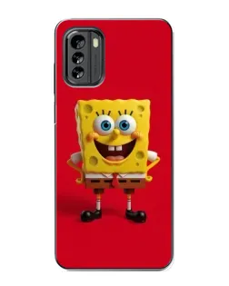 Чехол для Nokia G60 с картинкой «Спанч Боб на красном»