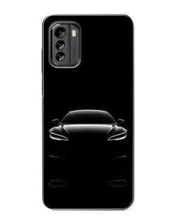 Чохол для Nokia G60 з картинкою «Силует Tesla Night»
