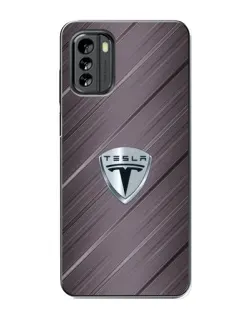 Чохол для Nokia G60 з картинкою «Металева текстура Tesla»