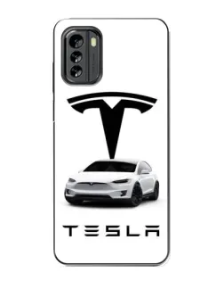 Чохол для Nokia G60 з картинкою «Tesla White Style»