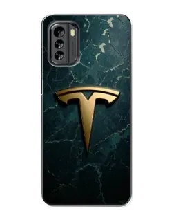 Чохол для Nokia G60 з картинкою «Мармурова Tesla Gold»