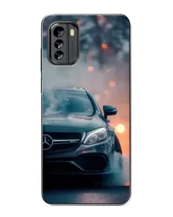 Чохол для Nokia G60 з картинкою «Mercedes — нічне місто»