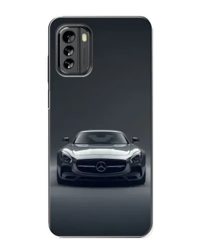 Чехол для Nokia G60 с картинкой «Mercedes на черном»