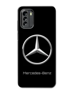 Чехол для Nokia G60 с картинкой «Mercedes Silver Logo»