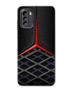 Чехол для Nokia G60 с картинкой «Mercedes Carbon Grid»