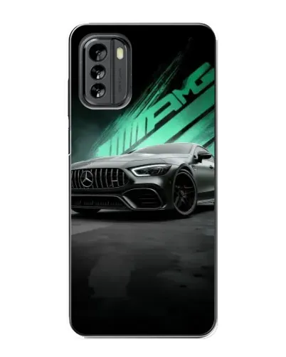 Чехол для Nokia G60 с картинкой «Темный Mercedes AMG»