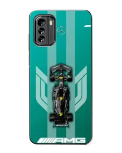 Чехол для Nokia G60 с картинкой «Mercedes AMG Petronas»