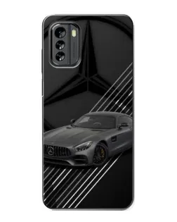 Чехол для Nokia G60 с картинкой «Mercedes AMG — графика»