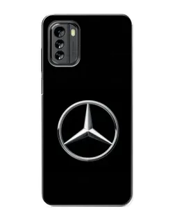 Чехол для Nokia G60 с картинкой «Mercedes классический лого»