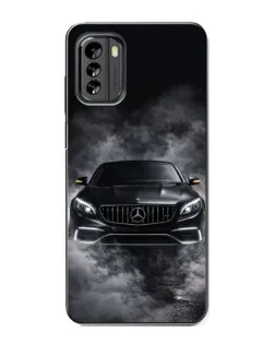 Чехол для Nokia G60 с картинкой «Mercedes в дыму»