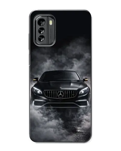 Чехол для Nokia G60 с картинкой «Mercedes в дыму»