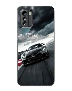 Чехол для Nokia G60 с картинкой «Гоночный Mercedes AMG»