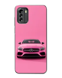 Чохол для Nokia G60 з картинкою «Рожевий Mercedes AMG»