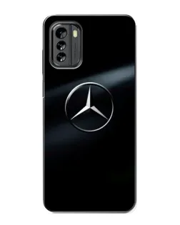 Чохол для Nokia G60 з картинкою «Mercedes на металі»