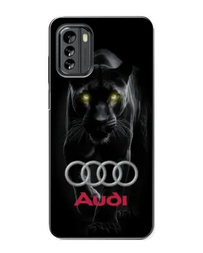 Чехол для Nokia G60 с картинкой «Пантера и Audi»