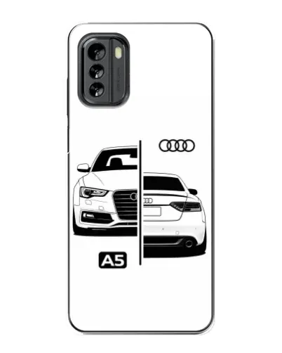 Чехол для Nokia G60 с картинкой «Audi — контрастный дизайн»