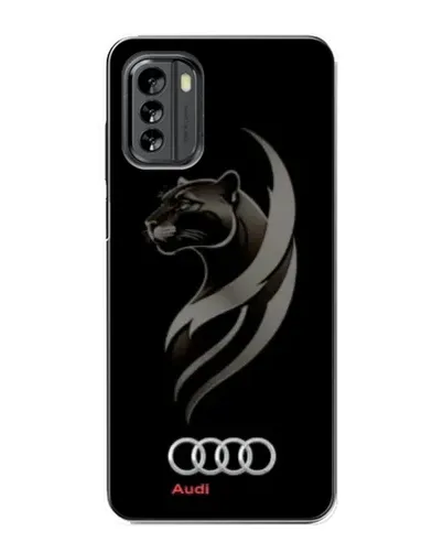 Чехол для Nokia G60 с картинкой «Графика — пантера и Audi»