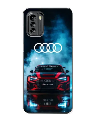 Чехол для Nokia G60 с картинкой «Audi Sport — неон»