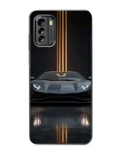 Чохол для Nokia G60 з картинкою «Lamborghini золоті лінії»