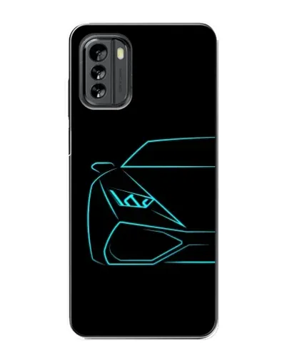 Чохол для Nokia G60 з картинкою «Блакитний силует Lamborghini» Чохол для Nokia G60 з картинкою «Блакитний силует Lamborghini»