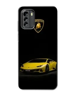 Чохол для Nokia G60 з картинкою «Lamborghini жовтий акцент»