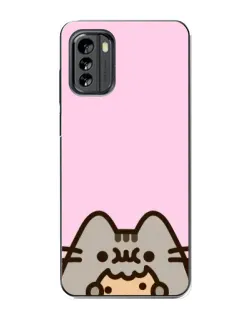 Чехол для Nokia G60 с картинкой «Pusheen и печенье» Чехол для Nokia G60 с картинкой «Pusheen и печенье»