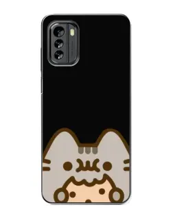 Чехол для Nokia G60 с картинкой «Пушин на черном»