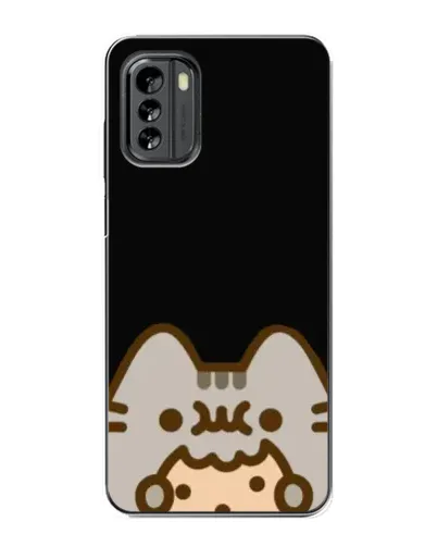 Чехол для Nokia G60 с картинкой «Пушин на черном»