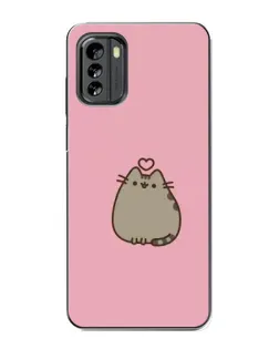 Чехол для Nokia G60 с картинкой «Pusheen сердце»