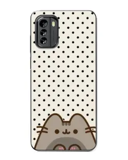 Чехол для Nokia G60 с картинкой «Пушин в горошек»