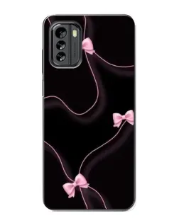 Чехол для Nokia G60 с картинкой «Розовые ленты»