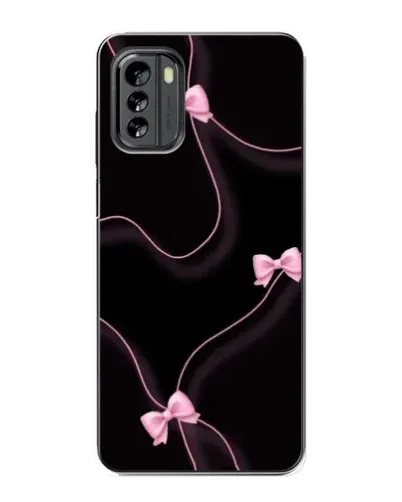 Чехол для Nokia G60 с картинкой «Розовые ленты»