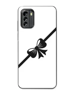 Чехол для Nokia G60 с картинкой «Диагональный бант»