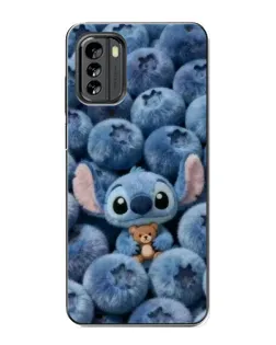 Чехол для Nokia G60 с картинкой «Стич и голубика» Чехол для Nokia G60 с картинкой «Стич и голубика»