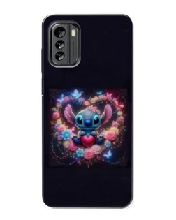 Чехол для Nokia G60 с картинкой «Stitch в цветах» Чехол для Nokia G60 с картинкой «Stitch в цветах»