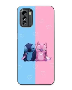 Чехол для Nokia G60 с картинкой «Stitch и Angel Love» Чехол для Nokia G60 с картинкой «Stitch и Angel Love»