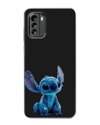 Чехол для Nokia G60 с картинкой «Стич на черном»