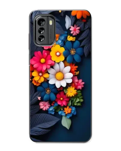 Чехол для Nokia G60 с картинкой «Цветочная феерия»